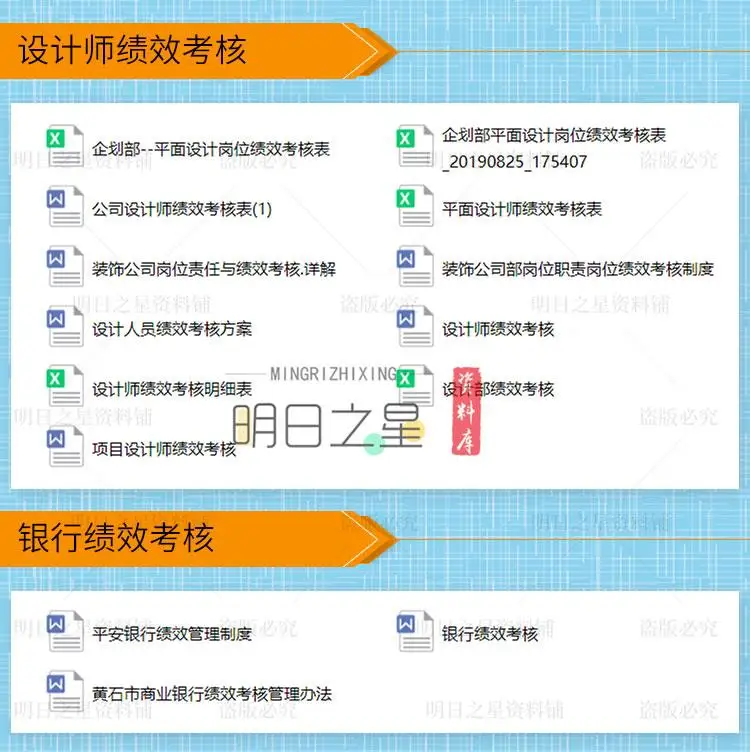 企业公司各部门岗位绩效考核方案表格模板KPI指标库设计操作案例插图53