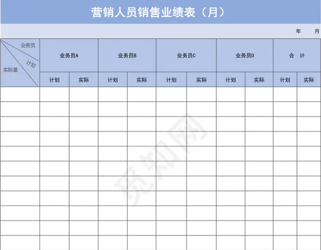 彩色简约考核评分表插图1